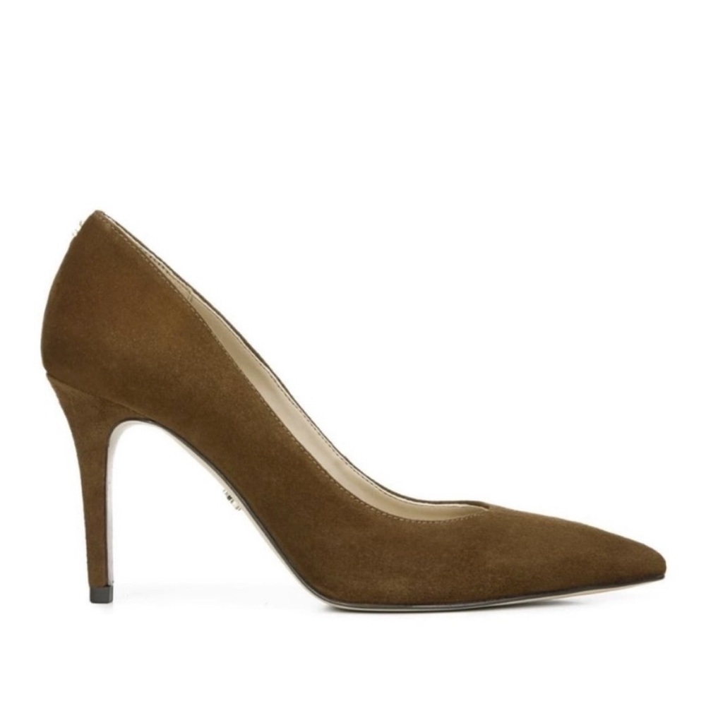 Sam Edelman Classic Tan Suede Heels